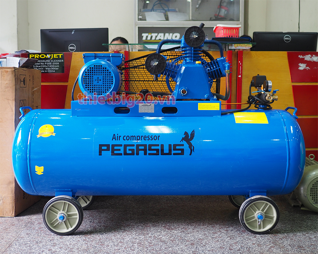 Máy nén khí 2 cấp Pegasus - 4HP, 180L, 12.5bar 